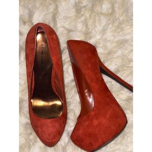 Burnt orange heels